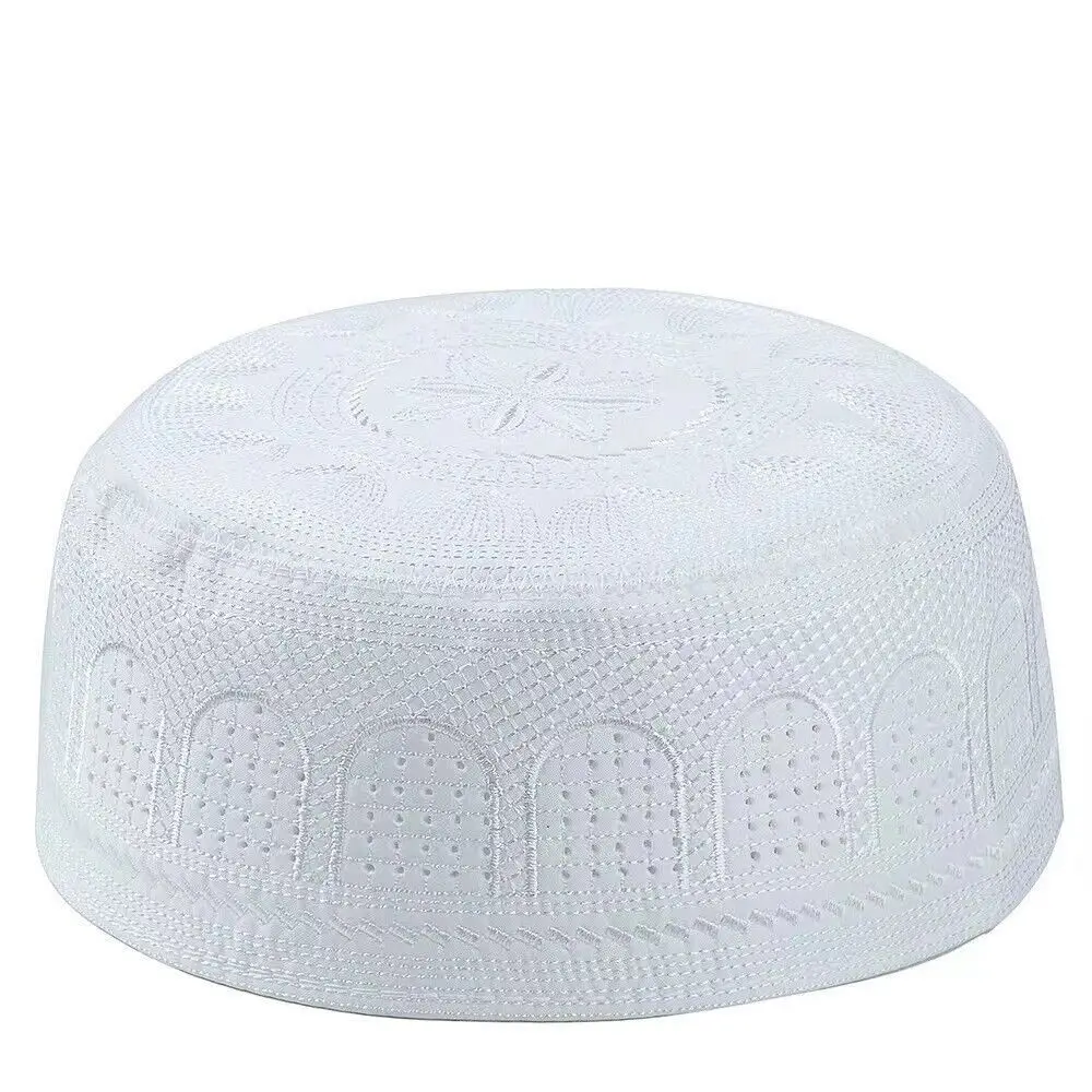 Dubai Turkish Print Beanie Hat Muslim Men Kufi Caps Middle East Islamic Prayer Bonnets Arabia Man Breathable Headwear Eid Gift |