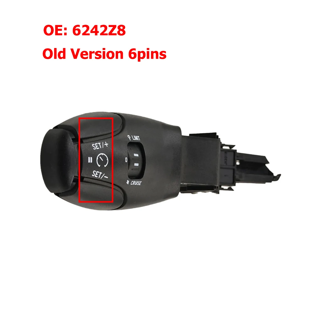 

6242.Z9 6242Z8 автомобильные аксессуары для Peugeot 307 308 408 206 207 301 3008 для Citroen C2 переключатель круиз-контроля 6242Z9 96637159XT