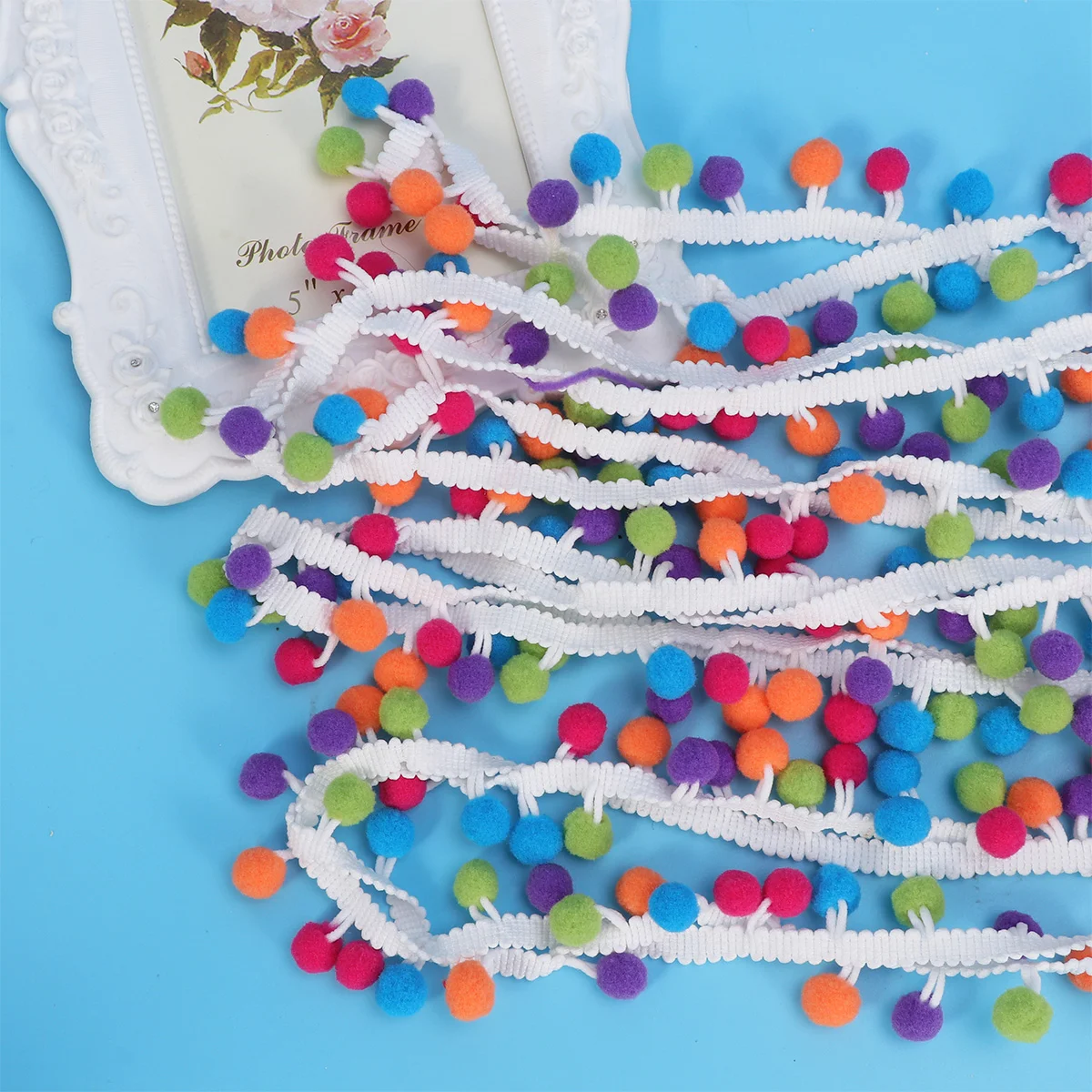 

1PC Eco-Friendly Fringe Trim Lace Trim for Curtain Scarf DIY Dress Hat