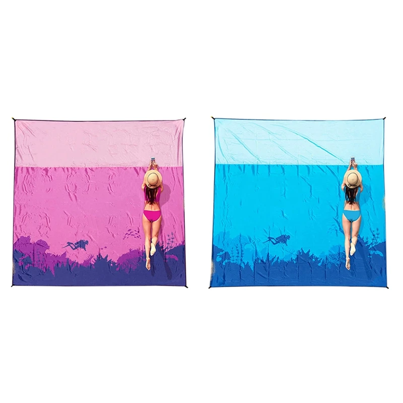 

Diveblues Beach Blanket Abysmal Sea Series, Extra Large, Soft And Durable Material, Sand Free Waterproof