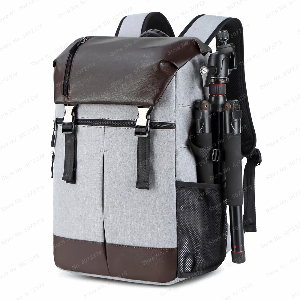 

Водонепроницаемый рюкзак для зеркальной фотокамеры, вместительная сумка с защитой от кражи для Canon, Nikon, Sony, Светоотражающая полоса
