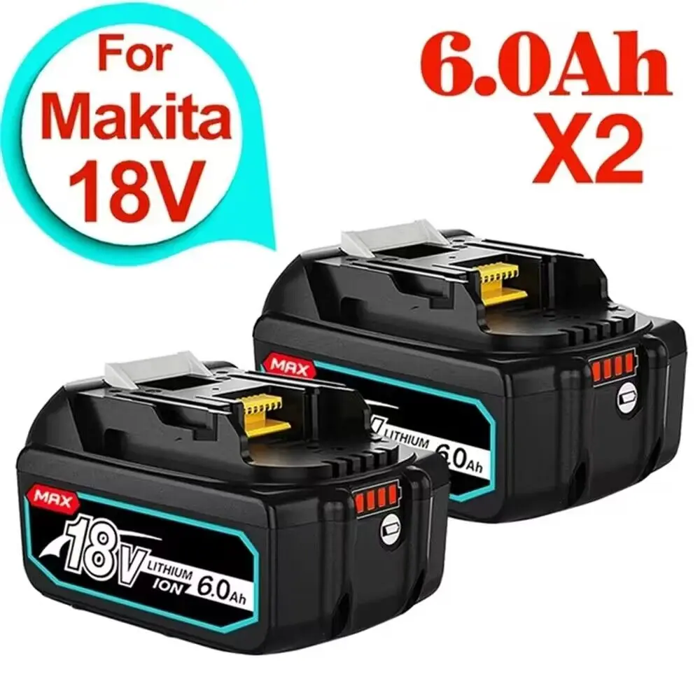 Перезаряжаемый литий-ионный аккумулятор для Makita 18 в 2024 А · ч BL1860b BL1850b BL1840 LXT-400 6A