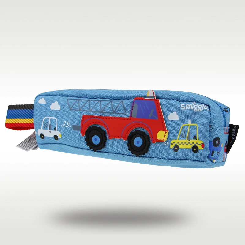 Австралия Smiggle оригинальный хит продаж пенал для мальчиков и детей крутой синий