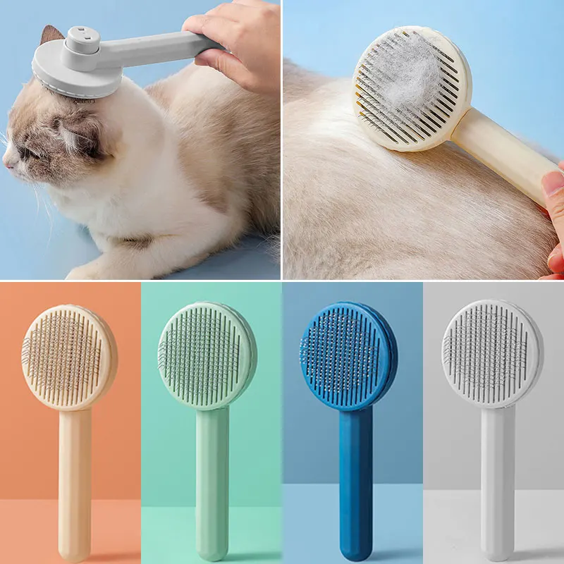 

1 PC Cat Massage Comb Hair Removes Dog Hair Comb For Cat Dog Grooming Hair Cleaner Cleaning Beauty Slicker Brush Pet Supplies