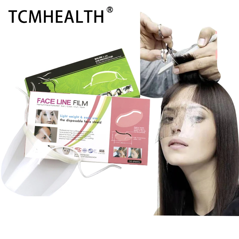 TCMHEALTH 50 шт. парикмахерские лицевые блокирующие челки наклейка одинарная