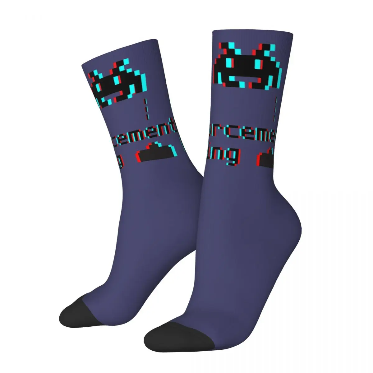 

Funny Crazy Sock for Men I Heart Deep Reinforcement Learning Hip Hop Vintage Space Invaders Arcade Shooter Game Boys Crew Sock