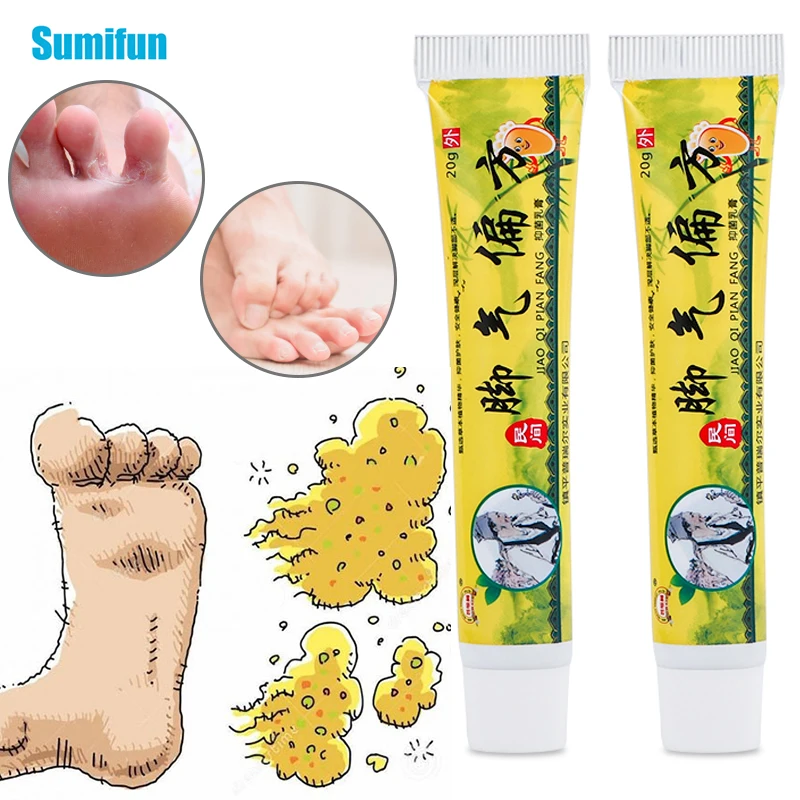 

20g Foot Tinea Pedis Treatment Cream Treat Beriberi Ointment Anti-itch Inhibits Fungus Peeling Athlete Foot Medical Cream