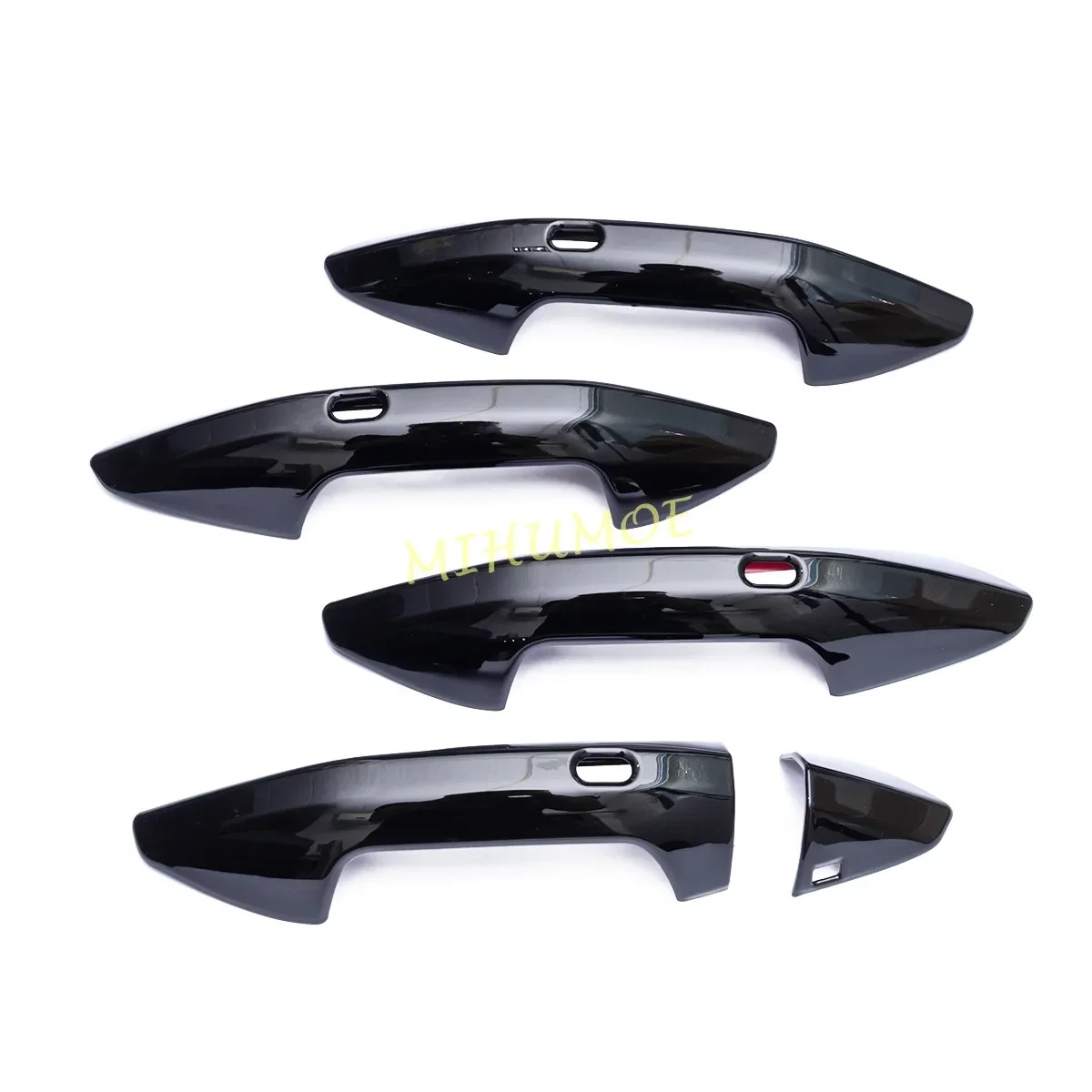 LHD глянцевая черная накладка на дверную ручку автомобиля полоса аксессуары для