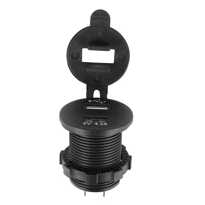 Автомобильное зарядное устройство с 2 USB-портами 12 В 5 а