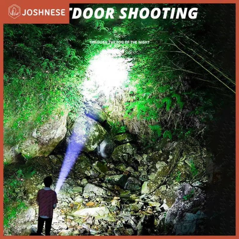 

30w Led Torch Rechargeable Camping Lantern Fixed Focus Fishing Searching Led Flashlight Newest Strong Magnets Super Bright 2023