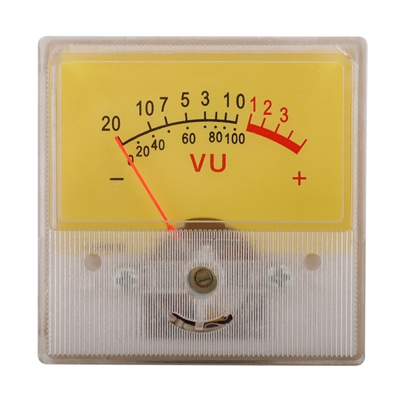 

N7MD High Sensitivity VU Meter Yellow Panel VU Meter Digital Amplifier Pointer Sound Level Used for Home Audio Theater Mixer