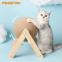 cat scratching ball toy kitten sisal rope ball toys cats board grinding paws scratcher wear resistant pet furniture supplies