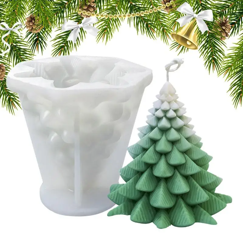 

Silicone Mold Christmas Tree Resin Epoxy Mold DIY Resin Crafts Handmade Xmax Gift Home Decoration Handmade Casting Mould