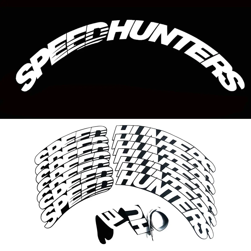 

3D Rubber Car Tire Letter Stickers Waterproof Racing Wheel Sticker Auto Decal Motorcycle Car Styling Tire Rim Sticker Decoration