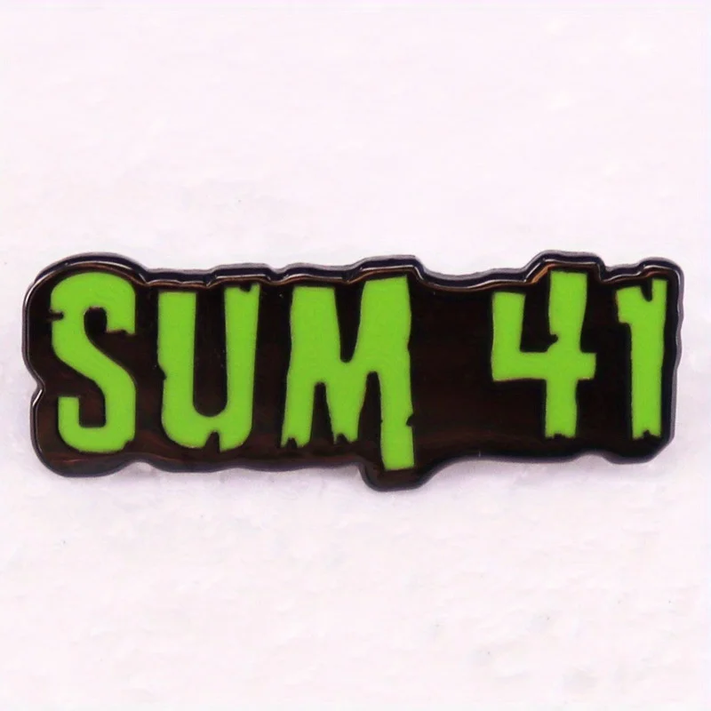 Эмалированная булавка для рок-группы Sum 41