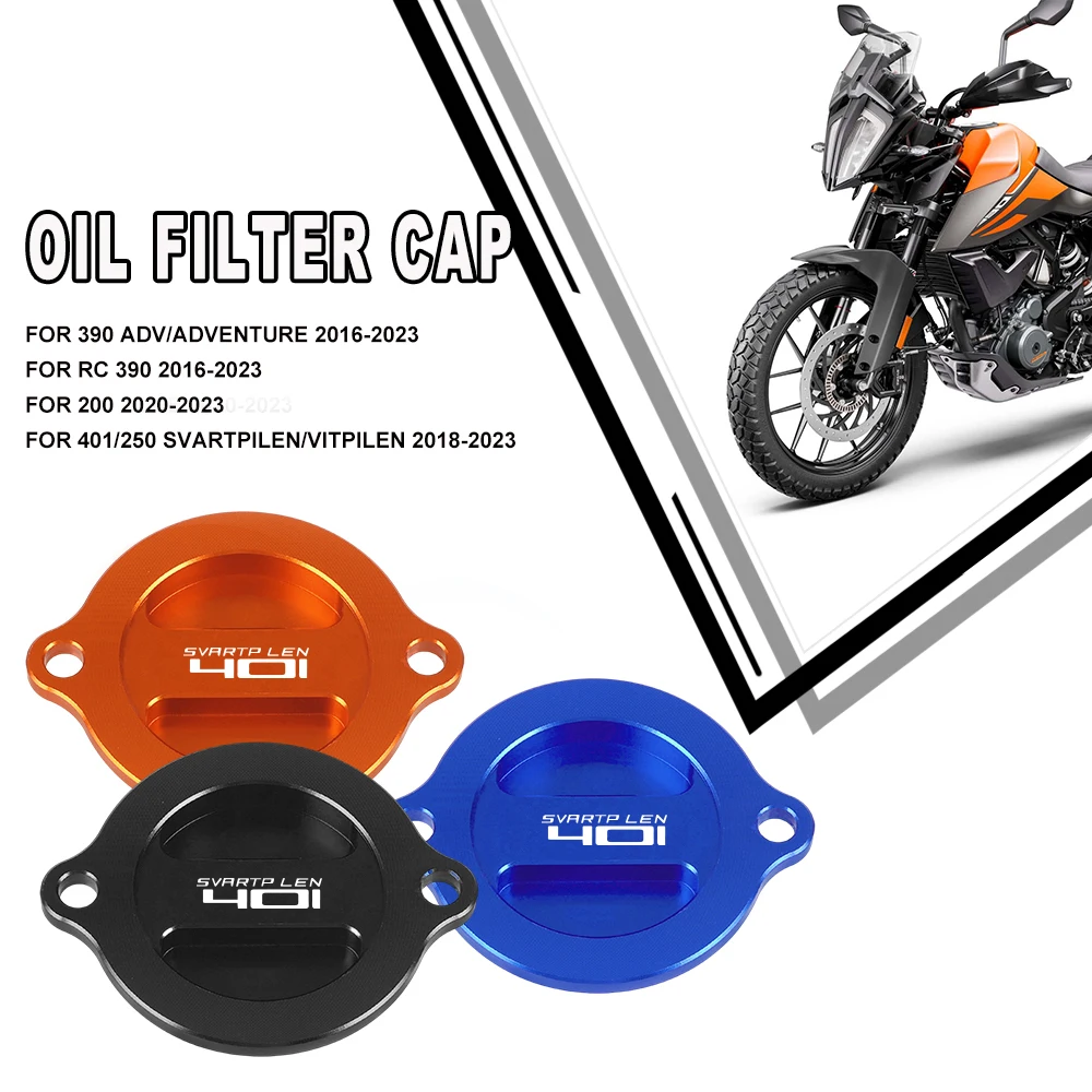 

Масляный фильтр двигателя, крышка мотоциклетного масляного фильтра, защита для Husqvarna 401 SVARTPILEN 2018-2023 2022 2021 2020 250 SVARTPILEN 2020-2023