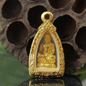 GOOD Thailand Temple Efficacious Buddha Pendant Amulet bless safety healthy good luck Recruit wealth all-powerful talisman