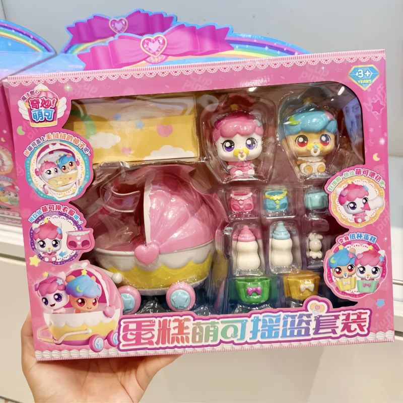 Фото Hot Catch Teenieping Magic Sweet Heart Star Series Cradle Set Коллекция аниме Фигурки Kawaii Модель Фигурка Детские игрушки Подарочный декор №1