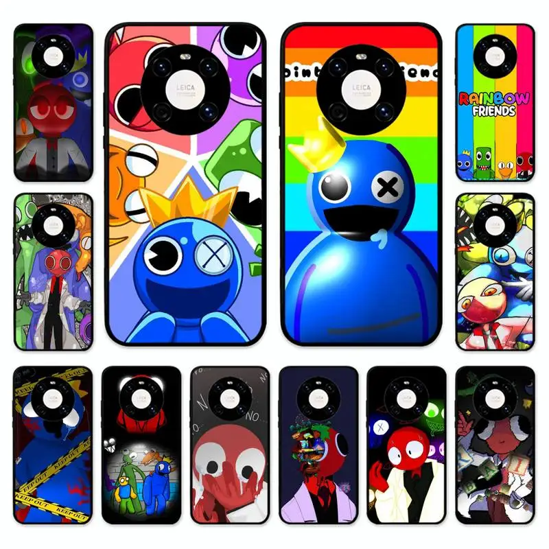 

Rainbow Friends Toy Cartoon Game Phone Case for Huawei Mate 20 10 9 40 30 lite pro X Nova 2 3i 7se funda