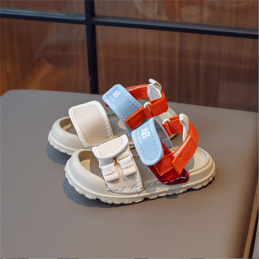 

Size 23-36 Summer Baby Sandals Toe-protection Boys Beach Shoes Kids Girls Sport Sandals Soft Bottom Toddler Shoes Sandalias