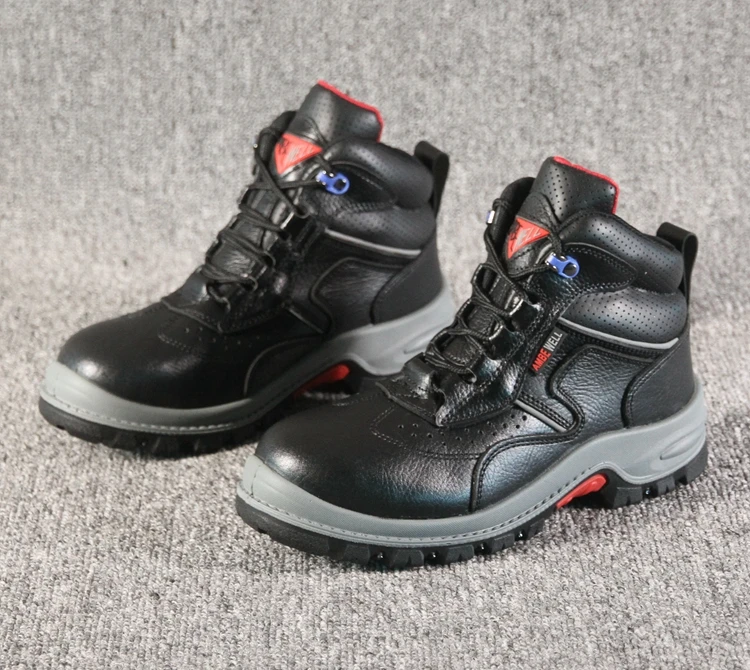 

Unisex Genuine Leather anti-smash Steel Toe Cap safety woking shoes light anti-puncture breathable deodorizing welding shoes