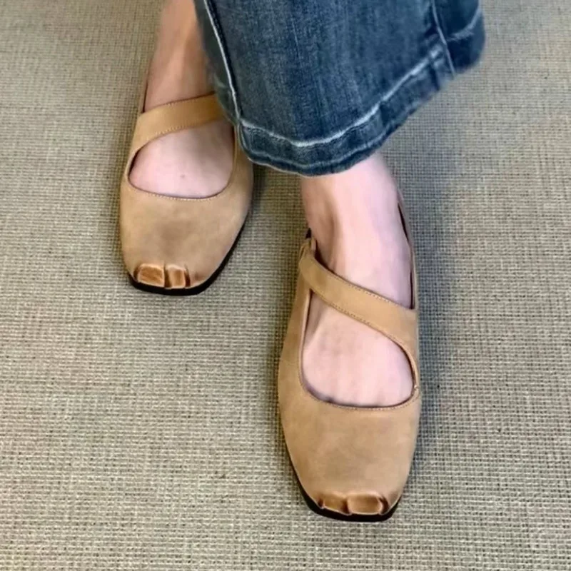 Летняя женская обувь с открытым носком 2024 модная мягкая новое платье Modis в стиле