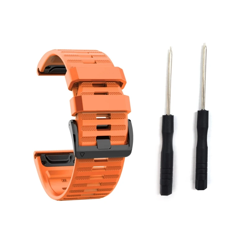 C5AE 22mm Smartwatch Wristband Sweatproof for Gar-min Fenix6/5/5Plus/Forerunner 935