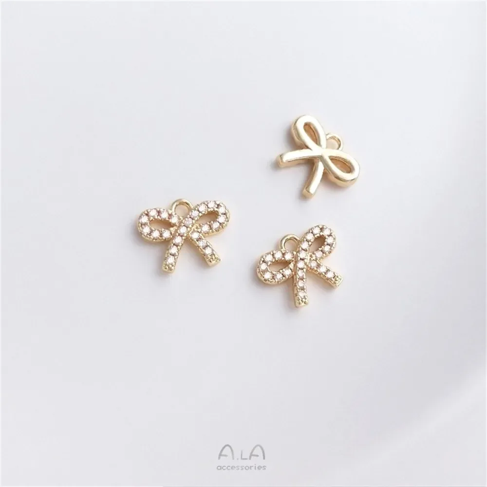 14-каратное позолоченное кулон с микроинкрустацией цирконом серия морской жизни