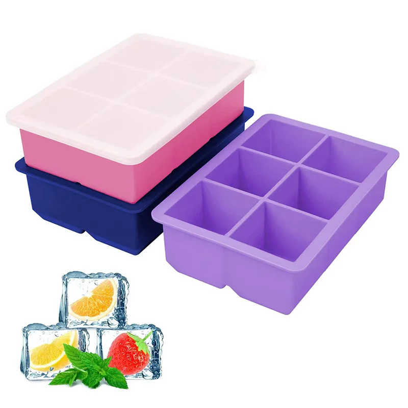 Силиконовая форма для кубиков льда