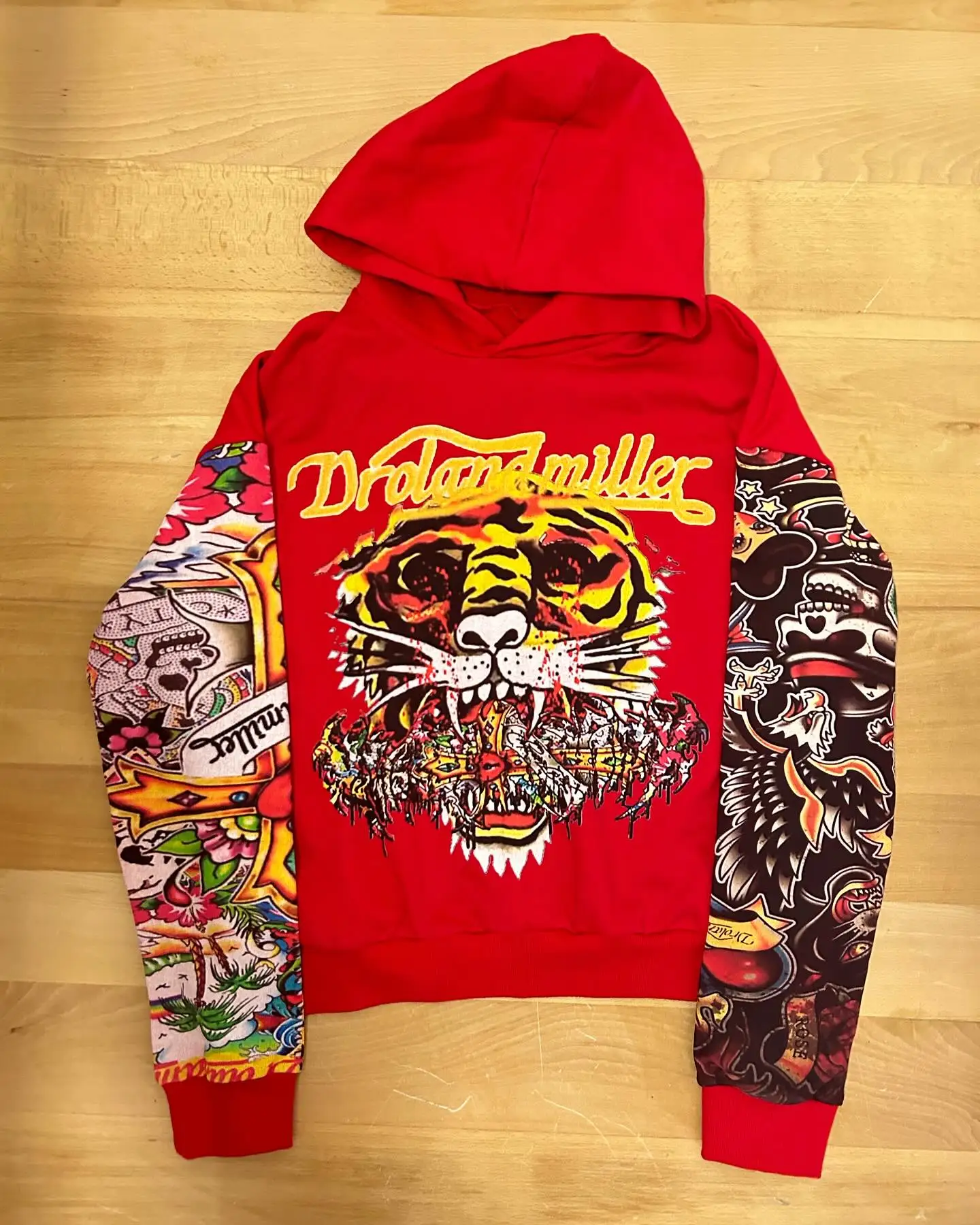 Harajuku Drolandmiller толстовки в стиле панк готики женские уличные топы толстовка для пар