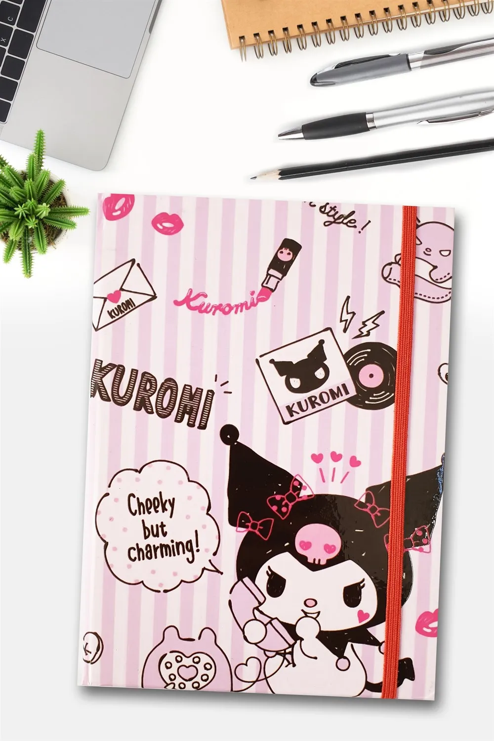 

2021 New Fashion Fantasy Magic Melody - Kuromi Anime Cosplay Notepad Daily Gift Accessory High Quality Fast Anime Free Shipping