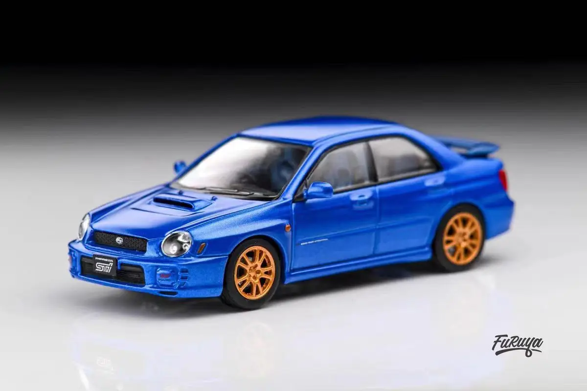 Furuya 1:64 SUBARU Impreza WRX STi Sedan Wagon Bugeye Blobeye GD GG Литая под давлением модель автомобиля
