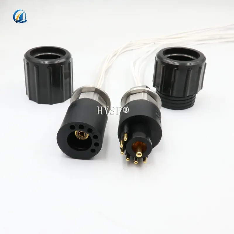 Фото Коаксиальный подводный морской кабель IP69K для ROV, водонепроницаемый Ethernet-кабель, круглый кабель для подводных аппаратов Seacon Subconn №5