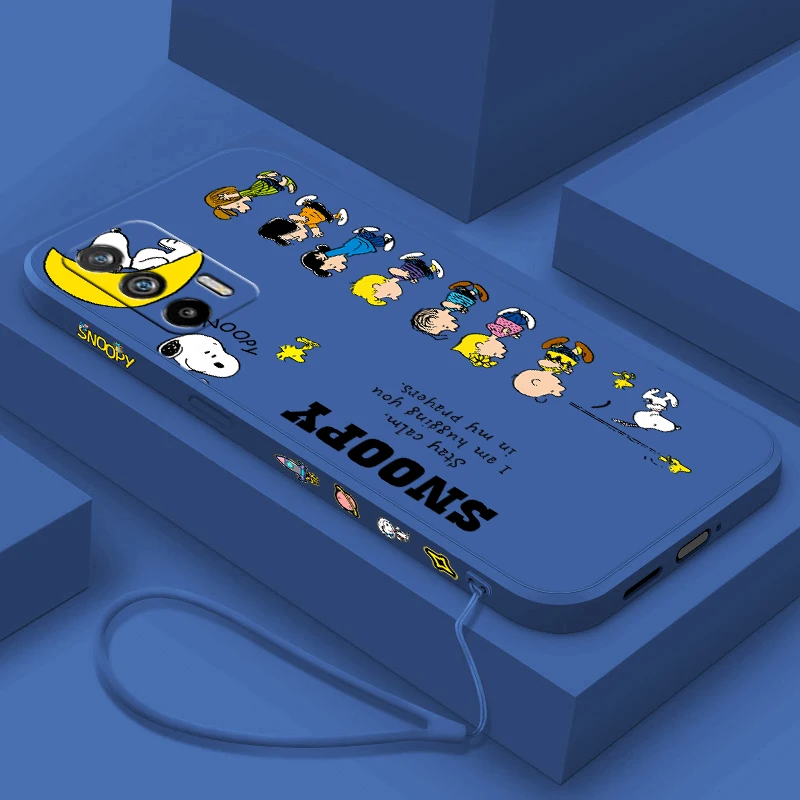 Мультяшные забавные S-Snoopys для OPPO Reno 9 8 7 6 5 4 Z SE Pro Plus Lite жидкий левый шнур