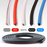 5m car door edge rubber scratch protector strips car styling mouldings protection side doors moldings adhesive scratch protector