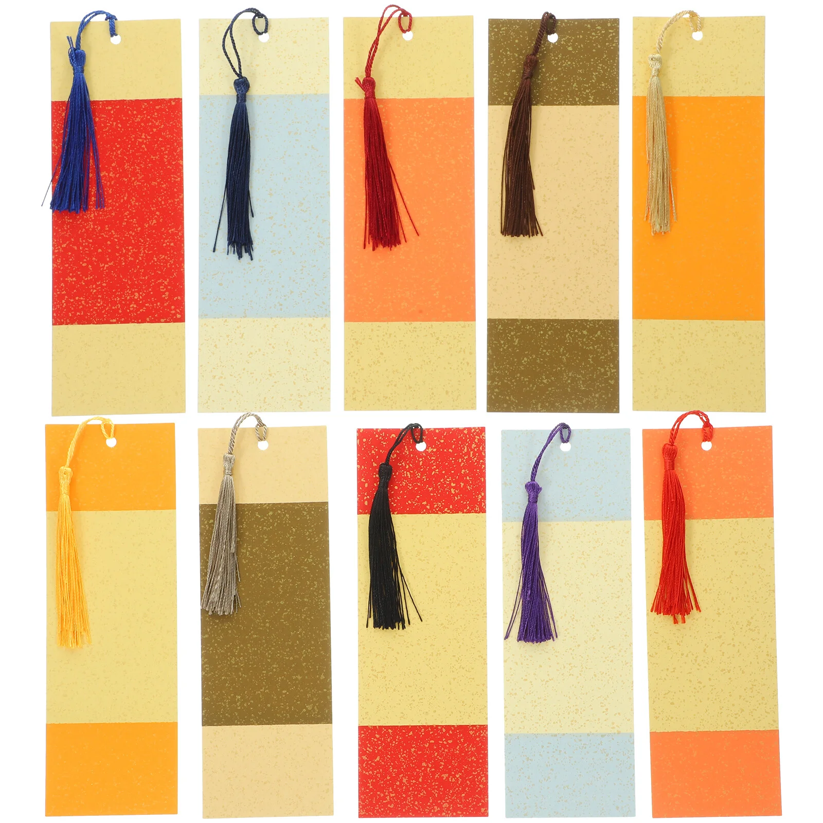 

20 Pcs Bible Bookmarks Lovers Blank Books Graffiti Unfinished Paper Cotton Thread DIY Gift