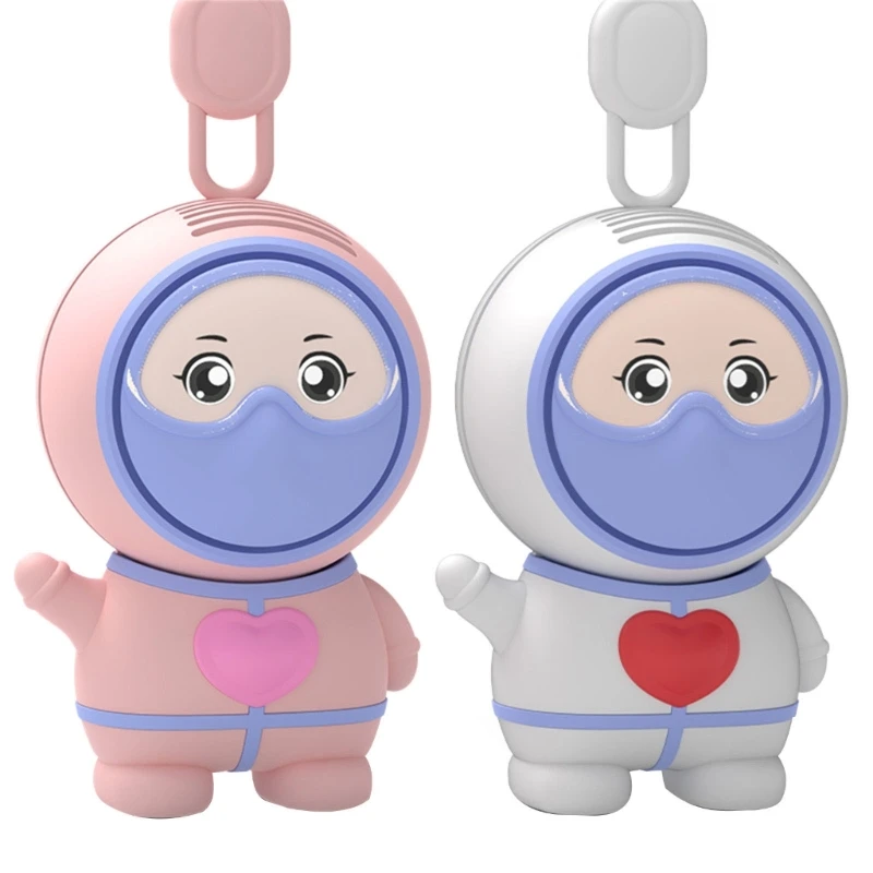 

Neck Fan Rechargeable Cartoon Men Hanging-Fan Portable Fan 2 Speed with Lanyard Portable Fan 360-Degree-Rotation Drop Shipping