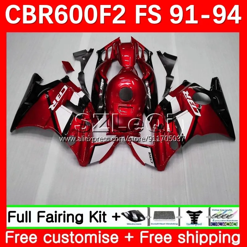 

Металлический красный корпус + бак для HONDA CBR 600F2 600 CBR600 F2 FS CC CBR600F2 91 92 93 94 CBR600FS 1991 1992 1993 1994 обтекатель 33LQ.182