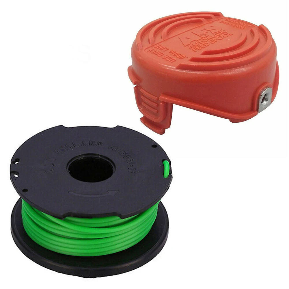 Spool Cap Cover And Line String Replacement For Black & Decker GL7033 GL9035 90583594 Lawn Mower Strimmer Accessories
