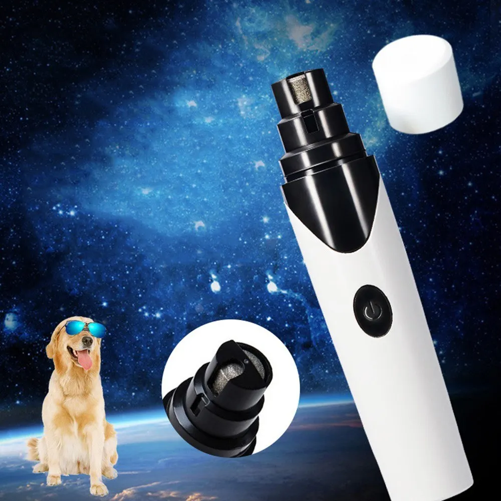 

Rechargeable dog nail grinder usb charging pet nail clippers cat’s claw nails
