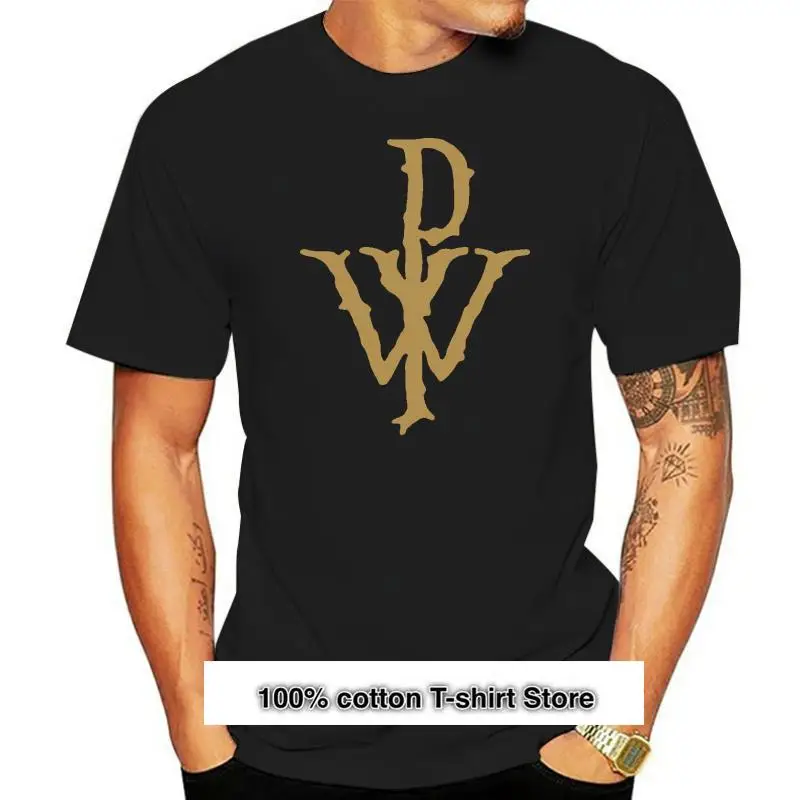 

Camiseta de Lobo con icono de Powerwolf, camisetas negras
