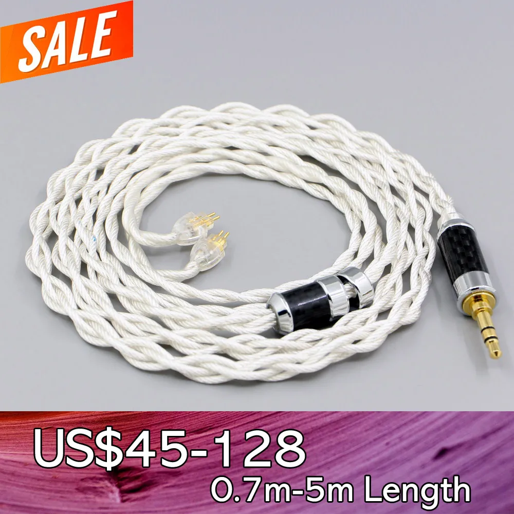 

Graphene 7N OCC Silver Plated Type2 Earphone Cable For AUDEZE iSINE 10 20 LX LCDi3 LCDi4