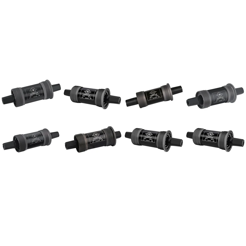 

Lebycle Bicycle Bottom Bracket Steel Square Hole Axis, Bottom Bracket Square Hole Bearing Road MTB Bike BB Sets Axis