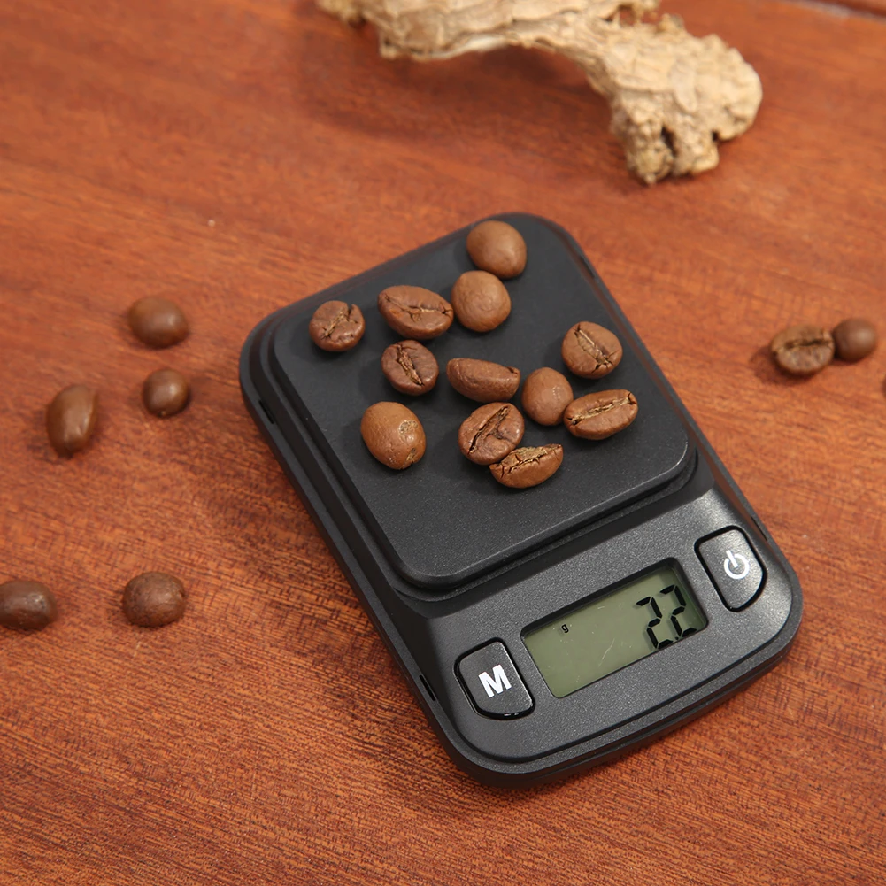 

Black Grams Weight Jewelry Digital Scale Portable Kitchen Backlight Measuring Instruments for Medicine Diamond Gold