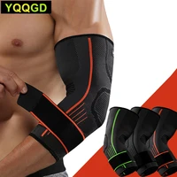 1pcs elbow bandage support elastic gym sport elbow protective pad absorb sweat basketball arm sleeve elbow brace sports exercise