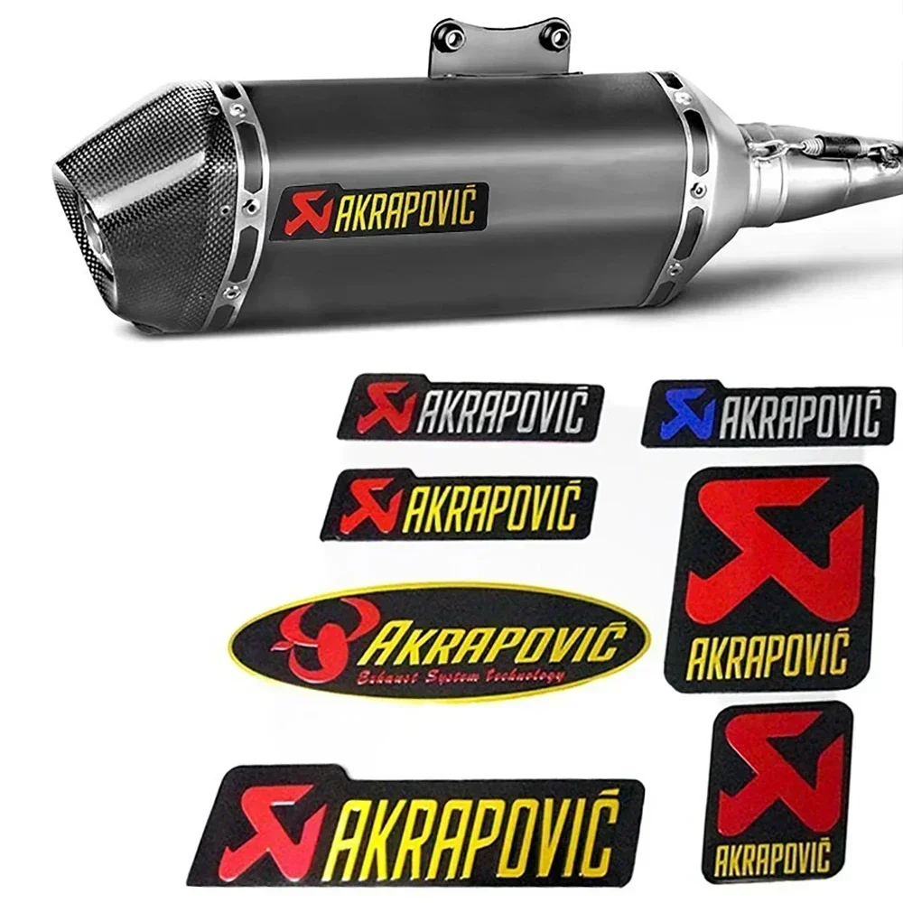 Для Akrapovic выхлопная наклейка с логотипом на мотоцикл водонепроницаемая фиксация