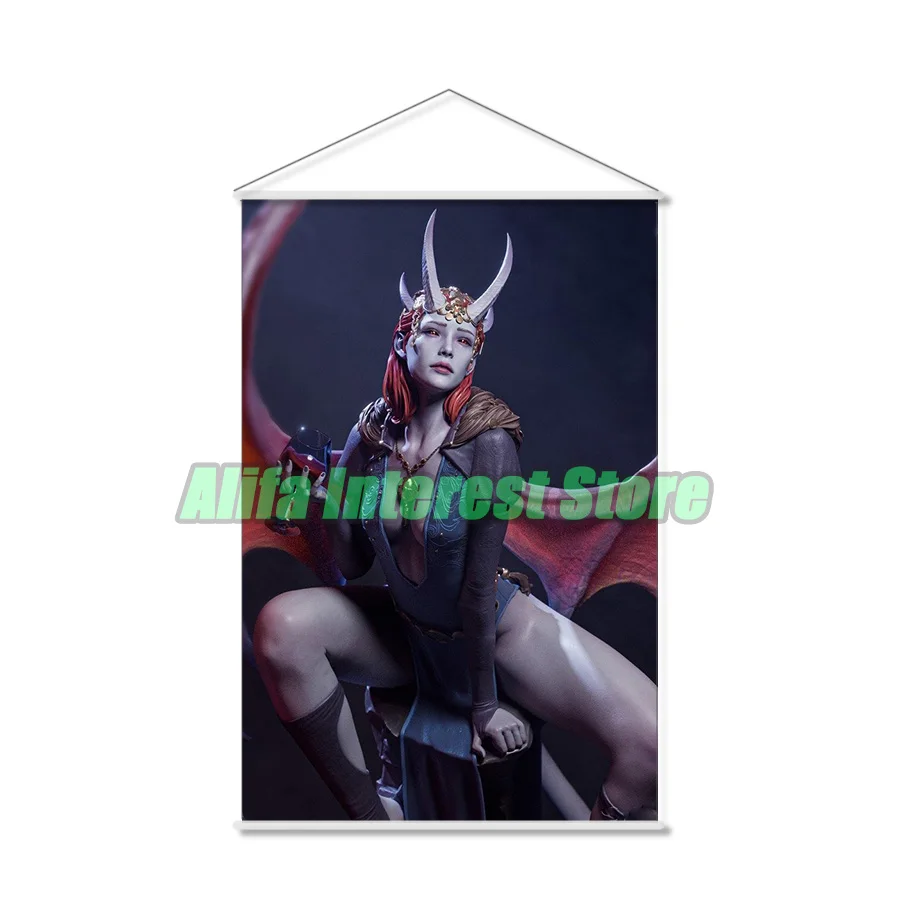 Сексуальная Мизора аниме настенная прокрутка висит постер домашний декор