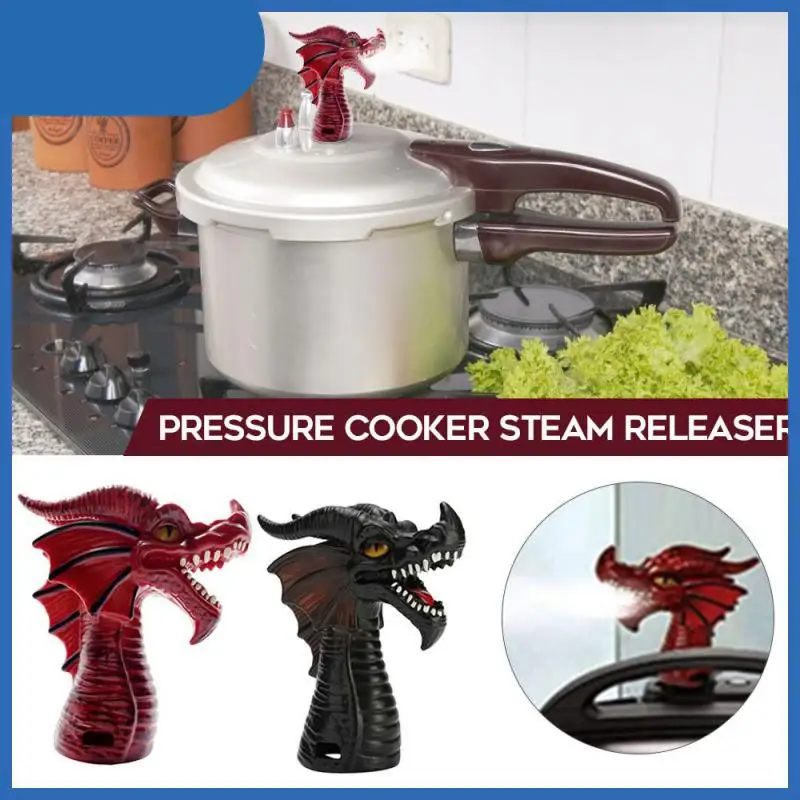 

Steam Valve Release Diverter Fire Towing Steam Release Diverter Tool Pressure Cooker Kitchen Christmas Fire-breathing Dragon