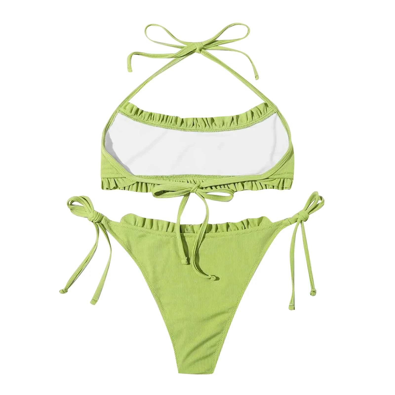 Two-piece Lace Up Bikini Swimsuit Woman Free Shipping Sexy Brazilian Bathing Suit Beachwear Summer Летний Костюм Женской |
