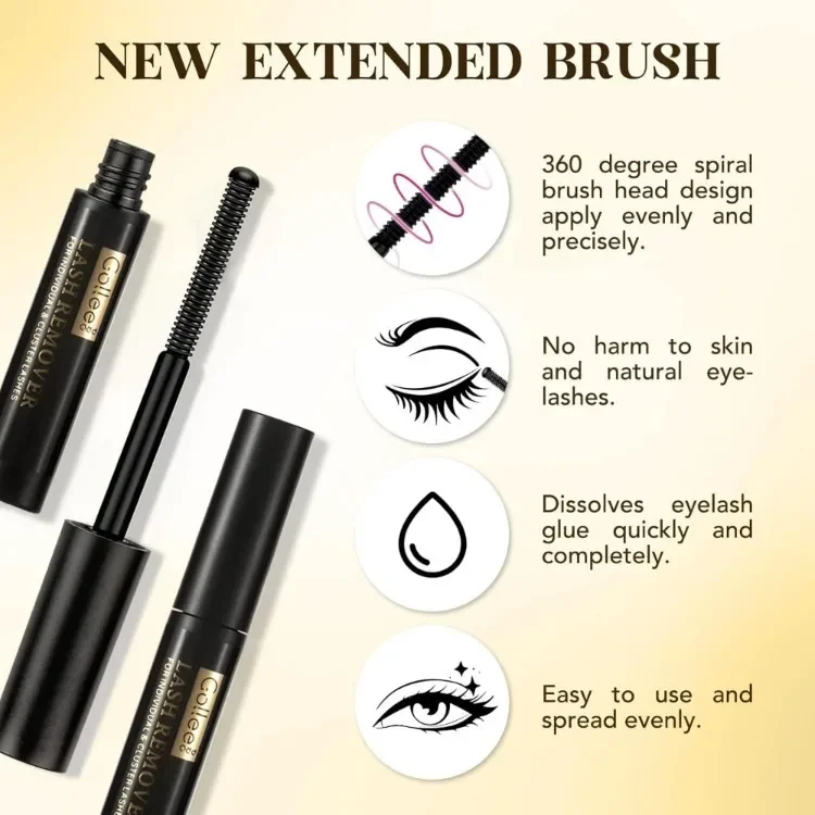 Gollee Bond and Seal Cluster 2в1 клей для ресниц 3 мл DIY наращивание с средство удаления